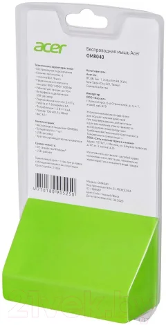 Мышь Acer OMR040 / ZL.MCEEE.00A (черный) — фото 8