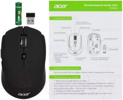 Мышь Acer OMR040 / ZL.MCEEE.00A (черный) — фото 9