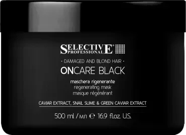 Маска для волос Selective Professional Oncare Black Интенсивная регенерирующая (500мл)