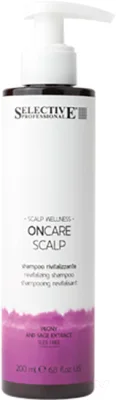 Шампунь для волос Selective Professional Oncare Scalp Для ревитализации хрупких волос / 1383802 (200мл) — фото 3