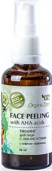 Пилинг для лица Organic Zone С лифтинг-эффектом с АНА-кислотами (50мл) — фото 3