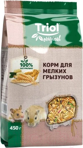 Корм для грызунов Triol Original для грызунов / 40111009 (450г)