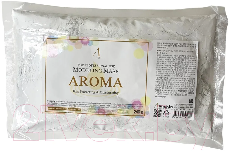 Маска для лица альгинатная Anskin Original Aroma Modeling Mask антивозрастная (240г)