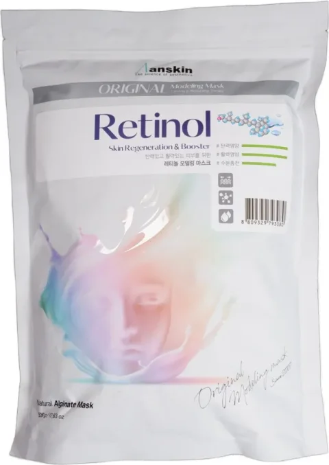 Маска для лица альгинатная Anskin Original Modeling Mask Retinol (500г)