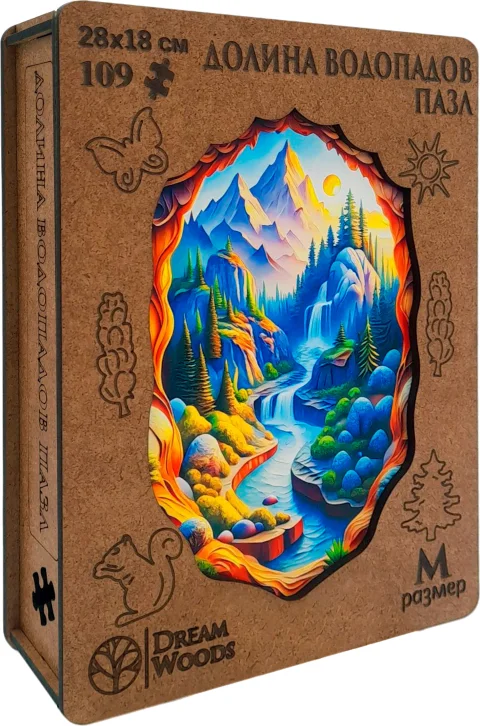 Пазл Dream Woods Долина Водопадов / P-080