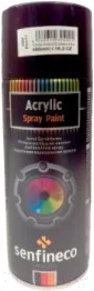 Краска автомобильная Senfineco Paint Acrylic Black H.T. / 4200 (450мл, черный)