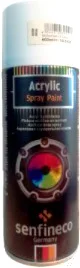 Краска автомобильная Senfineco Paint Acrylic White / 4040 (400мл, белый глянцевый) — фото 3
