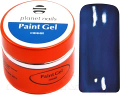 Гель-краска для ногтей Planet Nails Paint Gel (синий, 5г) — фото 1