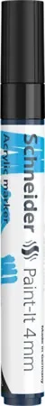 Маркер художественный Schneider Paint-It 320 / 120201 (черный) — фото 6