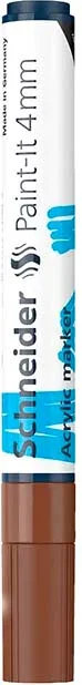 Маркер художественный Schneider Paint-It 320 / 120207 (коричневый) — фото 1
