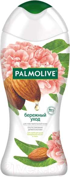 Гель для душа Palmolive Бережный уход Миндальное масло и пион (250мл)