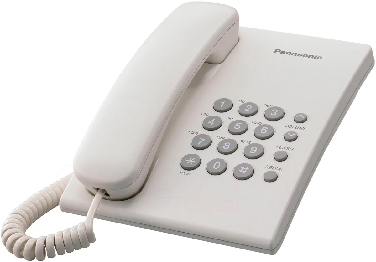 Проводной телефон Panasonic KX-TS2350 (белый)