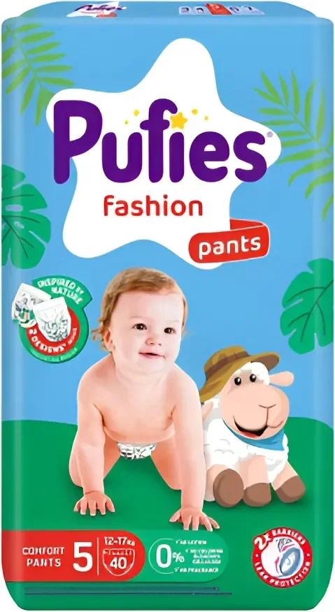 Подгузники-трусики детские Pufies Pants Fashion Junior 12-17кг (40шт)