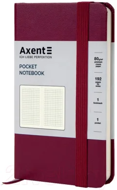 Записная книжка Axent Partner А6 / 8301-46 (96л, винный) — фото 2