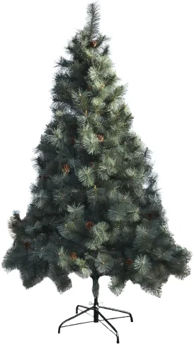 Сосна искусственная Merry Bear Келли с шишками / PB 150 (1.5м, голубая)