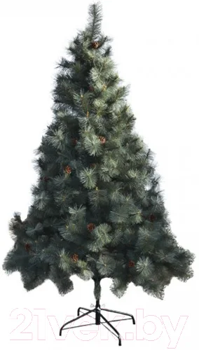 Сосна искусственная Merry Bear Келли пушистая с шишками / PB2 210 (2.1м, голубая)