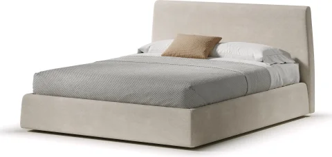 Двуспальная кровать Sonit Pegaso 160x200 с ПМ шенилл Eclipse (01 светло-бежевый)