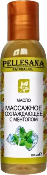 Масло косметическое Pellesana Массажное охлаждающее с ментолом (100мл) — фото 3