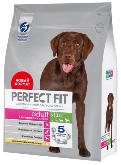 Сухой корм для собак Perfect Fit Для взрослых собак средних и крупных пород. Курица (1.4кг) — фото 2