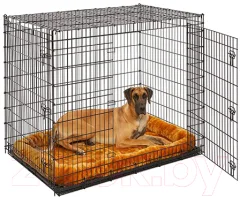 Лежанка для животных Midwest Pet Bed для собак и кошек / 40224-CN (61x46см, коричневый) — фото 8
