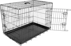Клетка для животных Duvo Plus Pet Kennel 780/384/DV (черный) — фото 3