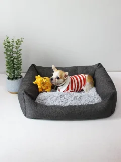 Лежанка для животных MATEX Pet Lux / 56-003 (темно-серый/серый) — фото 6