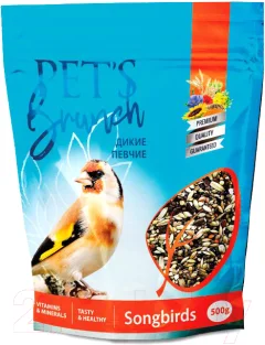 Корм для птиц Pet's Brunch Рацион для диких певчих птиц (500г) — фото 1