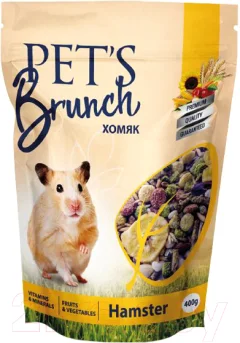 Корм для грызунов Pet's Brunch Рацион для хомяков (400г) — фото 1