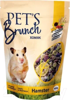 Корм для грызунов Pet's Brunch Рацион для хомяков (400г) — фото 5