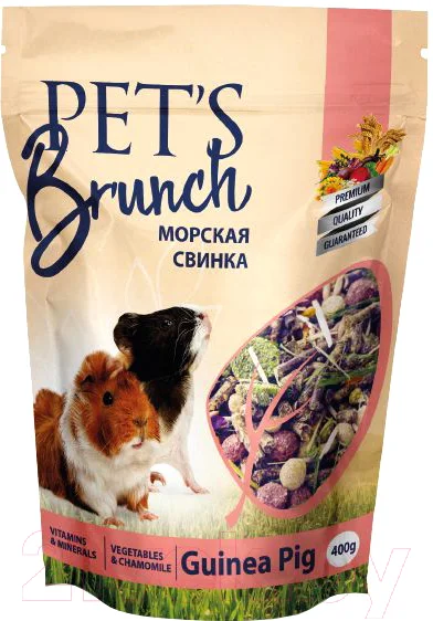 Корм для грызунов Pet's Brunch Рацион для морских свинок (400г)