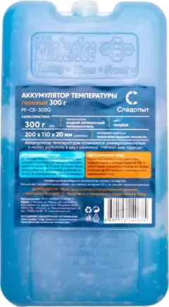 Аккумулятор холода Следопыт PF-CE-300G (голубой) — фото 3