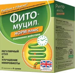 Пищевая добавка Фармамед Фитомуцил норм плюс (25x6г) — фото 3