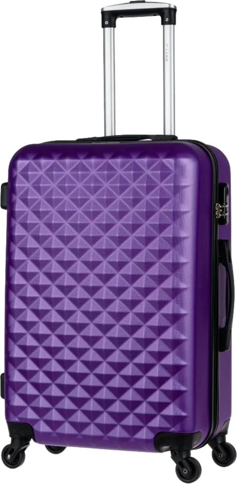 Чемодан на колесах L'case Phatthaya BCP-12-02 24 (M, фиолетовый)