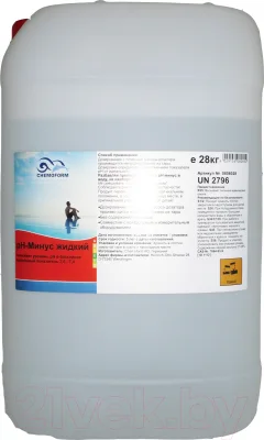 Средство для регулировки pH Chemoform pH-Mинус жидкое (28кг) — фото 1
