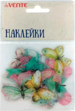 Набор наклеек deVente Pink Butterflies / 8002235 — фото 3