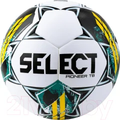 Футбольный мяч Select Pioneer TB / 0865060005 (размер 5, белый/зеленый/желтый) — фото 1
