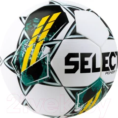 Футбольный мяч Select Pioneer TB / 0865060005 (размер 5, белый/зеленый/желтый) — фото 3