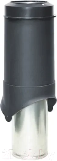 Выход вентиляционный на крышу Krovent Pipe-VT IS 150/изол./500 RAL 9005 (черный) — фото 3