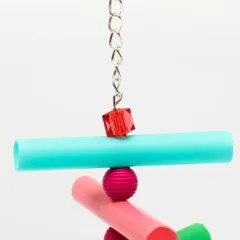 Игрушка для птиц Пижон Ступеньки (микс цветов) — фото 5