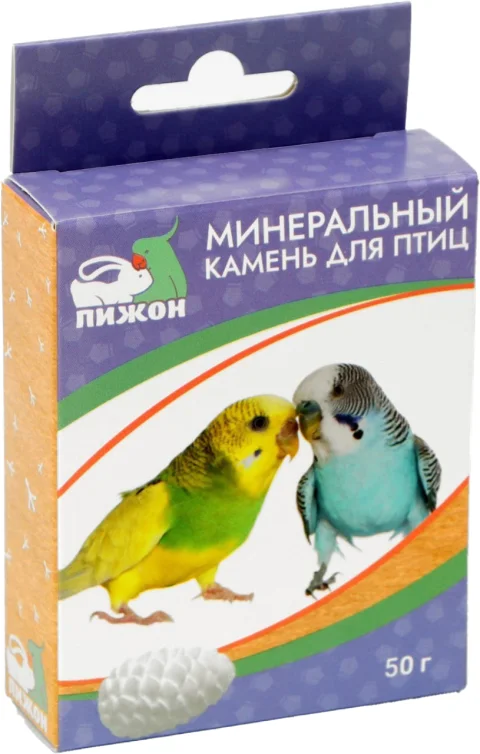 Минеральный камень для птиц Пижон Шишка (50г)