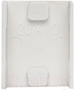 Накладка на стык для кабель-канала EKF Plast PROxima / conw-20-10x4 (белый) — фото 5