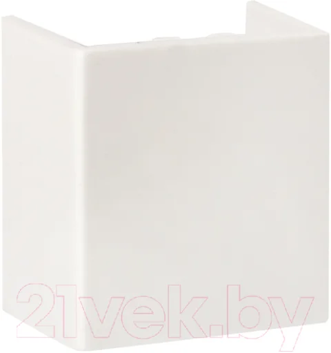 Накладка на стык для кабель-канала EKF Plast PROxima / conw-25-16x4 (белый)