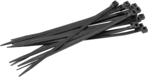 Стяжка для кабеля EKF PLC-CB-7.2X400 (100шт, черный)