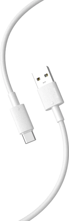 Зарядный кабель ENE Plus USB-A-USB-C 2.4A / 30.423 (1м, белый) — фото 1