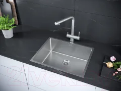 Мойка кухонная Paulmark PM215444-BS — фото 3