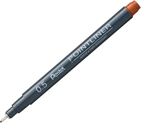 Ручка капиллярная Pentel Pointliner / S20P-5SG