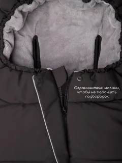 Конверт детский Amarobaby Polar / AB-OD25-6103P-CH-105 (р.105, черный) — фото 5