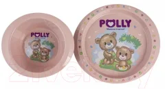 Набор посуды для кормления Полимербыт Polly / 4338923 — фото 4