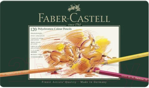 Набор цветных карандашей Faber Castell Polychromos / 110011 (120шт)