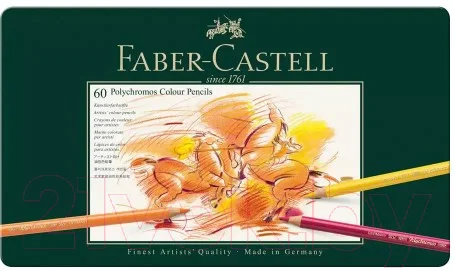 Набор цветных карандашей Faber Castell Polychromos / 110060 (60шт)